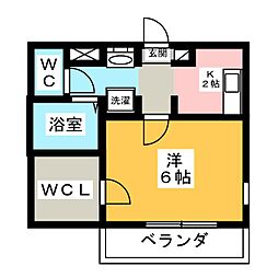 間取図画像 1K