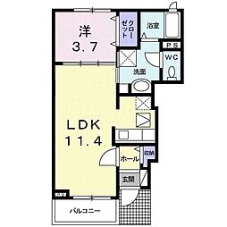 間取図画像 1LDK