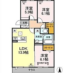 物件の間取り