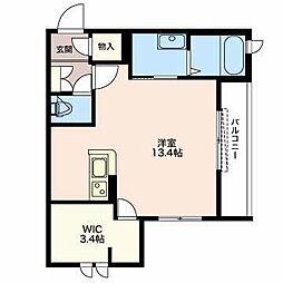 MAISONPRIMAVERA ワンルームの間取図画像