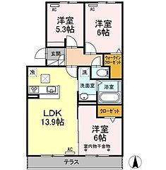 物件の間取り