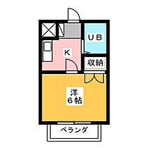 コーポＵ  ｜ 静岡県静岡市駿河区池田（賃貸アパート1K・2階・20.00㎡） その2