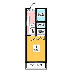 間取図画像 1K