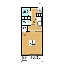 間取図画像 1K