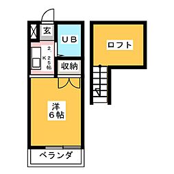 間取図画像 ワンルーム