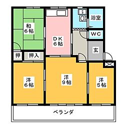 間取図画像 4DK