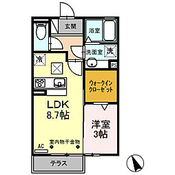 間取図画像 1LDK