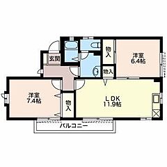 物件の間取り