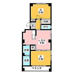 メゾンT&Y 2LDKの間取図画像
