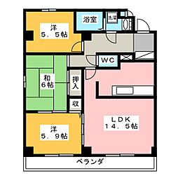 間取図画像 3LDK