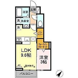 間取図画像 1LDK