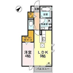 間取図画像 1LDK