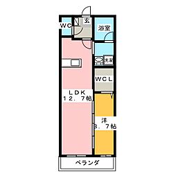 間取図画像 1LDK