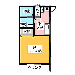 VITAE 1Kの間取図画像