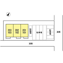 モンターニュサンク中村 1LDKの間取図画像