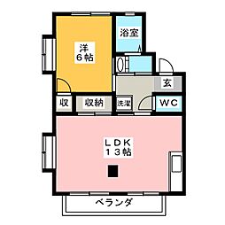 間取図画像 1LDK