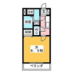 間取図画像 1K