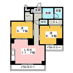 物件の間取り