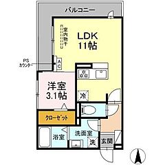 物件の間取り