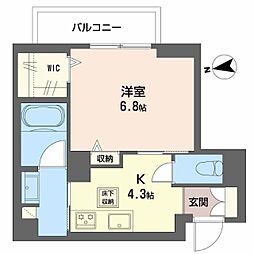 Forena 1Kの間取図画像