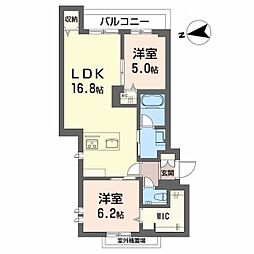 Forena 2LDKの間取図画像