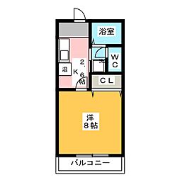 間取図画像 1K