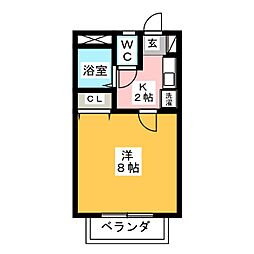 間取図画像 1K