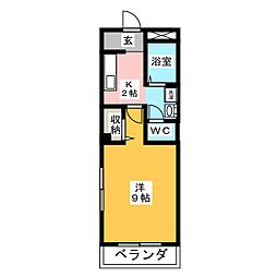 間取図画像 1K