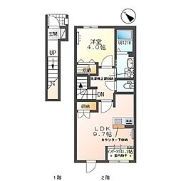 サンシャインテラス 1LDKの間取図画像