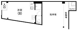 RENTA和地山 ワンルームの間取図画像