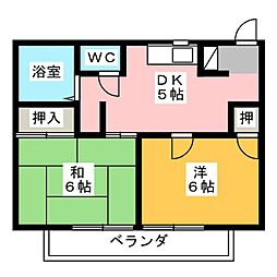 間取図画像 2DK