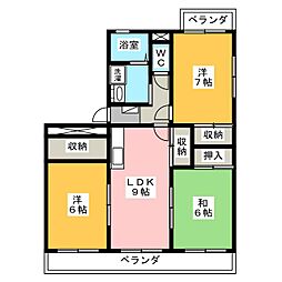 間取図画像 3LDK