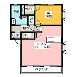 間取図画像 1LDK