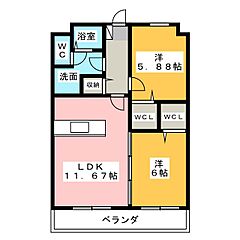 物件の間取り