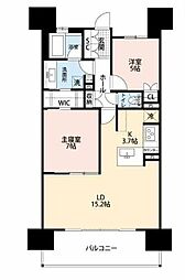 プレミスト佐藤 2LDKの間取図画像