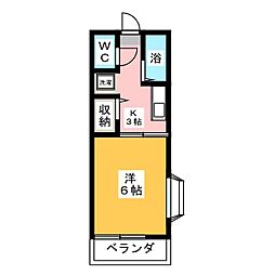 間取図画像 1K