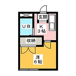 間取図画像 1K