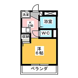 間取図画像 1K