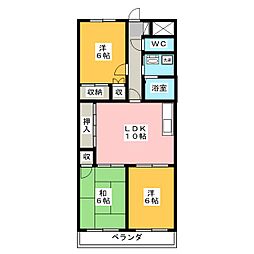 サンクレスト 3LDKの間取図画像