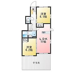 物件の間取り