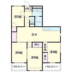 ハウズ 4DKの間取図画像
