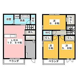 サンリットM 3LDKの間取図画像