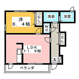 間取図画像 1LDK