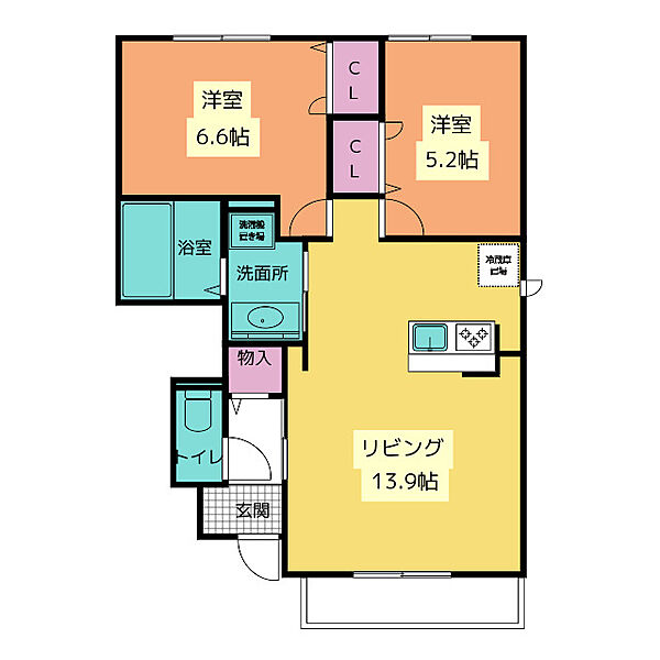 同じ建物の物件間取り写真 - ID:222016143293