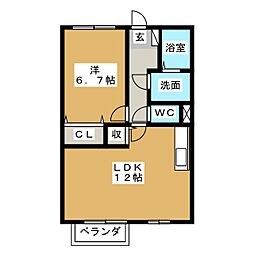 間取図画像 1LDK