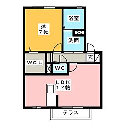 間取図画像 1LDK
