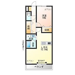 間取図画像 1LDK