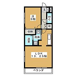 間取図画像 1LDK