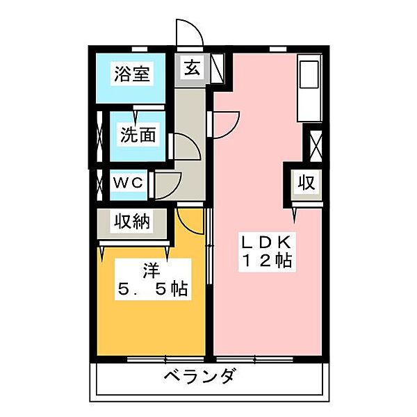インペリアル ｜静岡県富士市今泉(賃貸アパート1LDK・2階・40.33㎡)の写真 その2