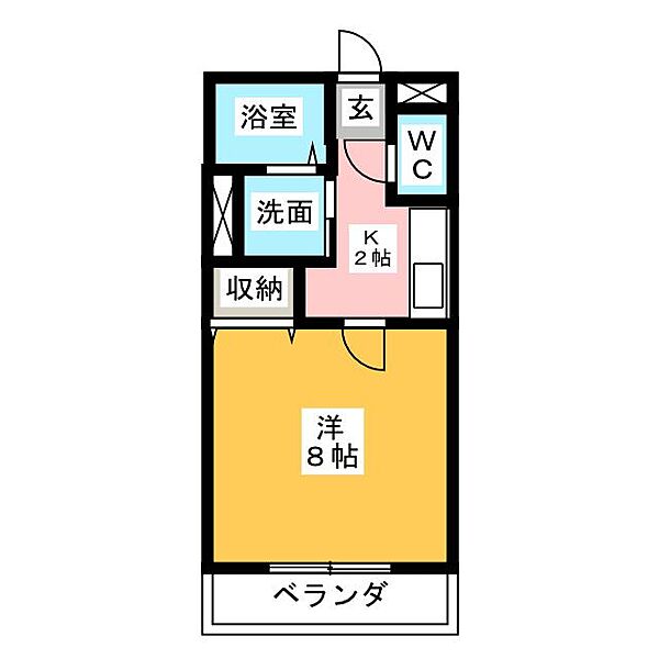 セキハラＤ ｜静岡県富士市日乃出町(賃貸アパート1K・2階・27.16㎡)の写真 その2